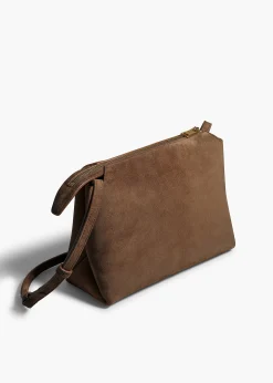Lina Crossbody Bag in Cedar Suede