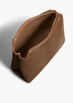 Lina Crossbody Bag in Cedar Suede