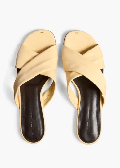 Liria Flat Sandal in Butter Glazed Leather