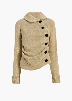 Lorrai Cardigan in Beige
