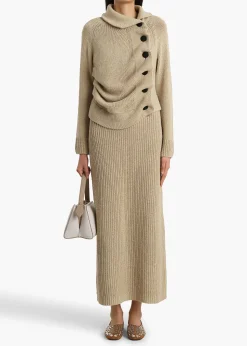 Lorrai Cardigan in Beige
