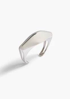 Lotus Cuff in Silver