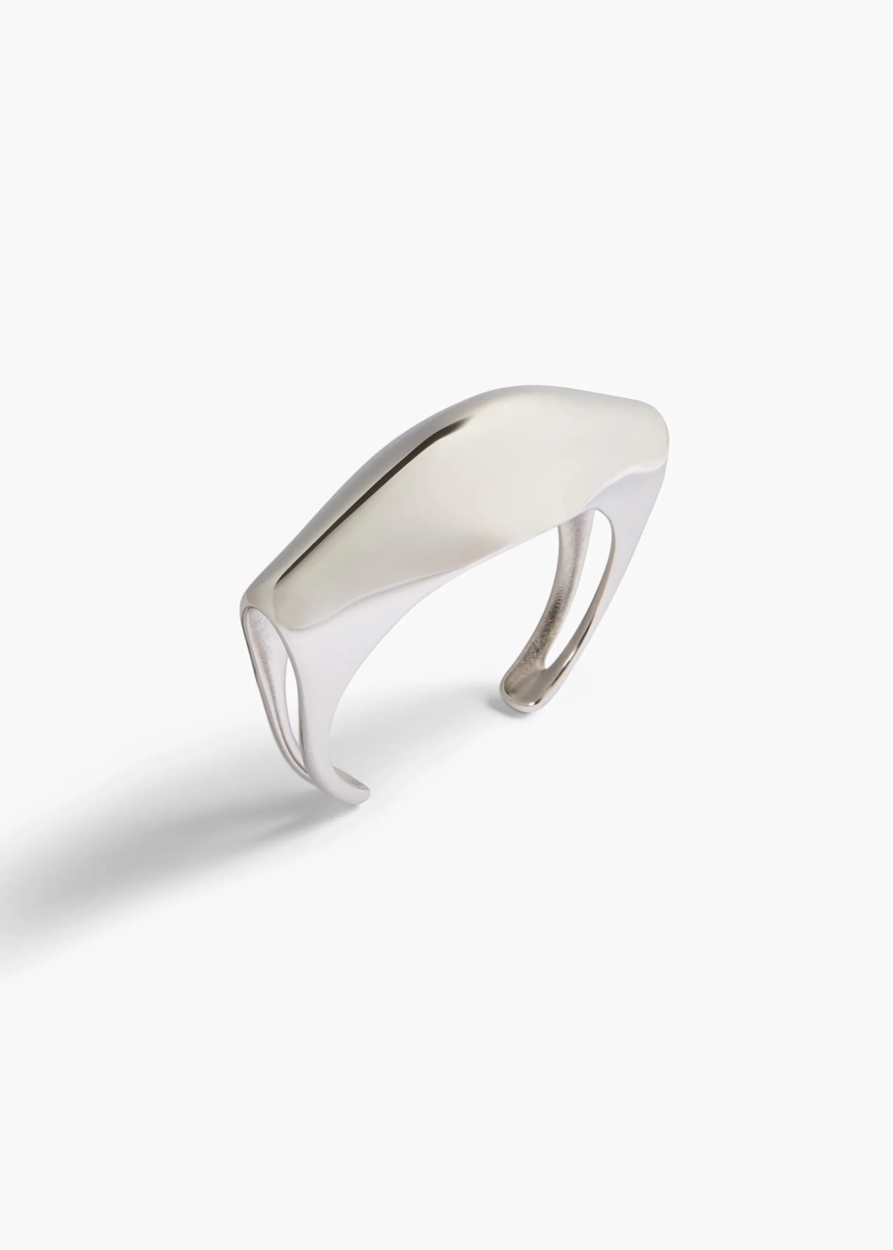 Lotus Cuff in Silver