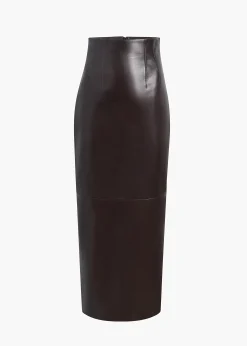 Loxley Skirt in Mud Leather