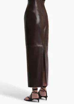 Loxley Skirt in Mud Leather