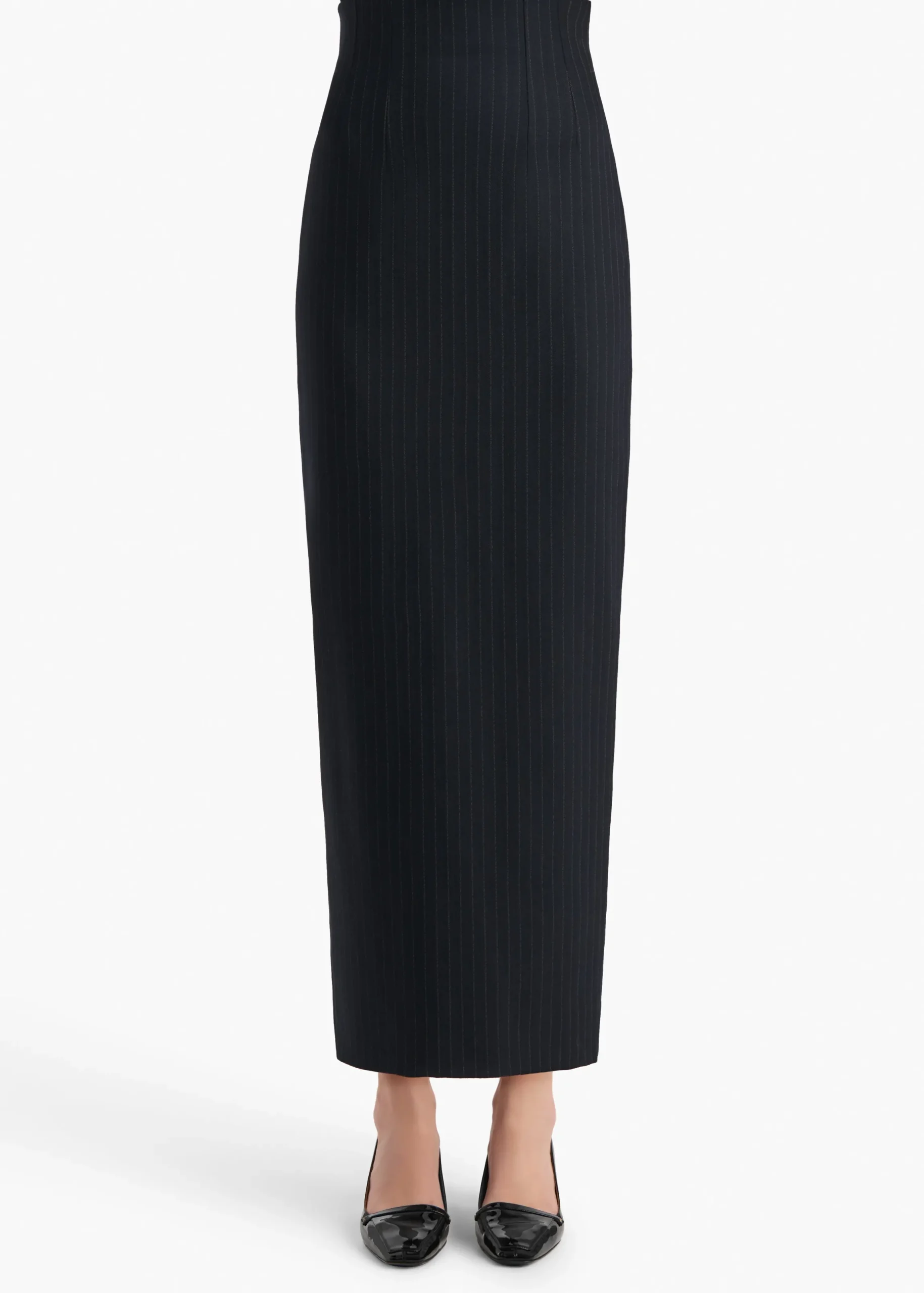 Loxley Skirt in Navy and White Stripe