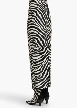 Loxley Skirt in Zebra Print Haircalf