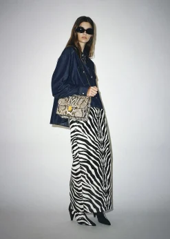 Loxley Skirt in Zebra Print Haircalf