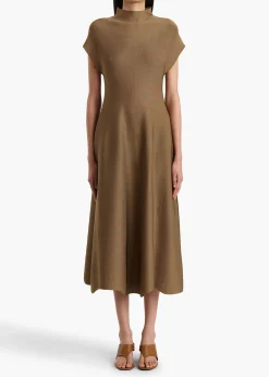 Lyra Dress in Carob
