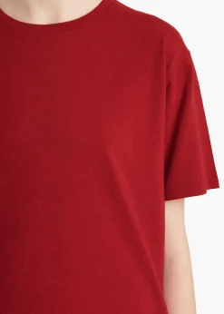 Mae T-Shirt in Crimson