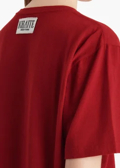 Mae T-Shirt in Crimson