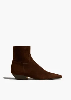 Marfa Ankle Boot in Coffee Suede