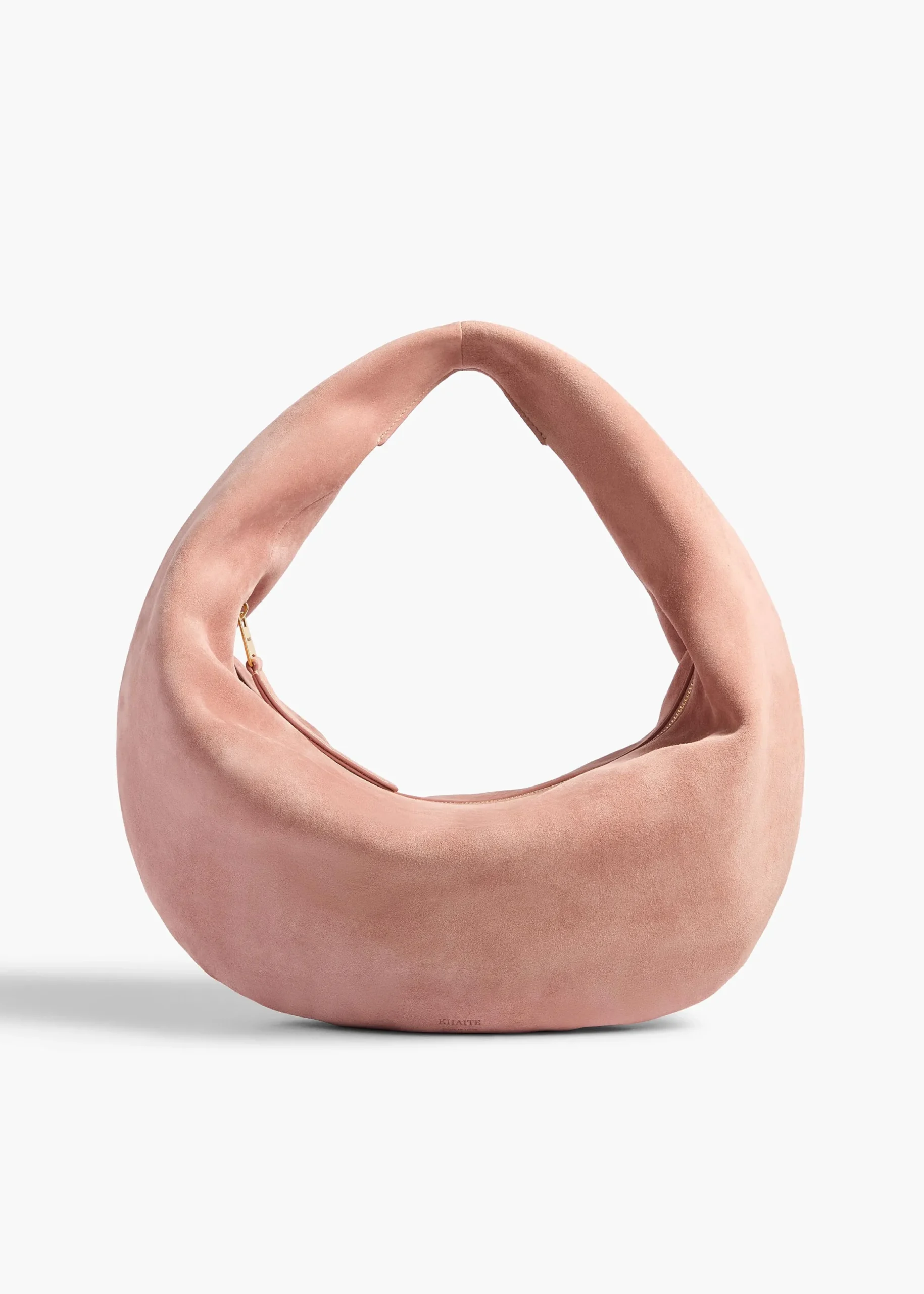 Medium Olivia Hobo in Dusty Pink Suede