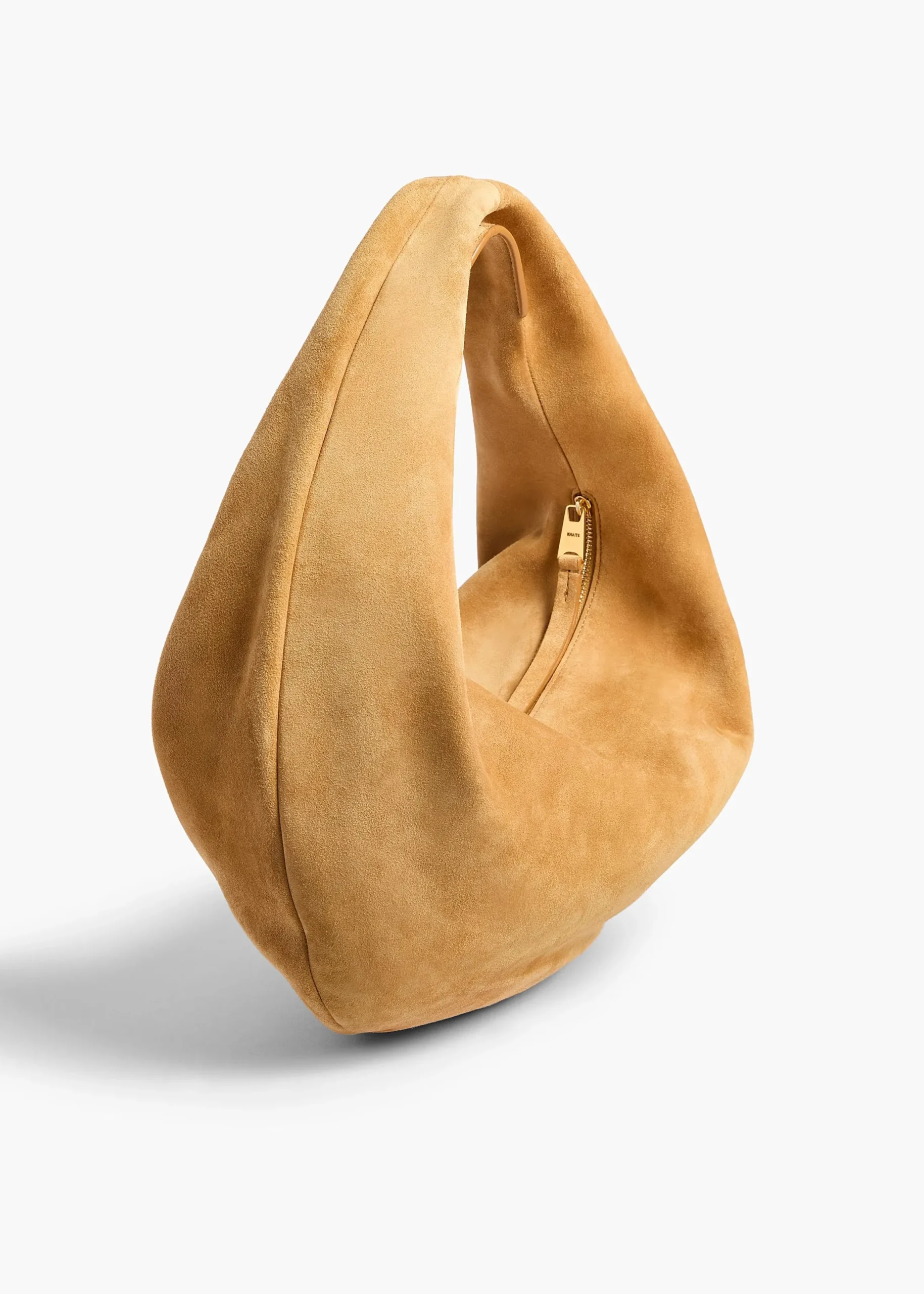 Medium Olivia Hobo in Goldenrod Suede