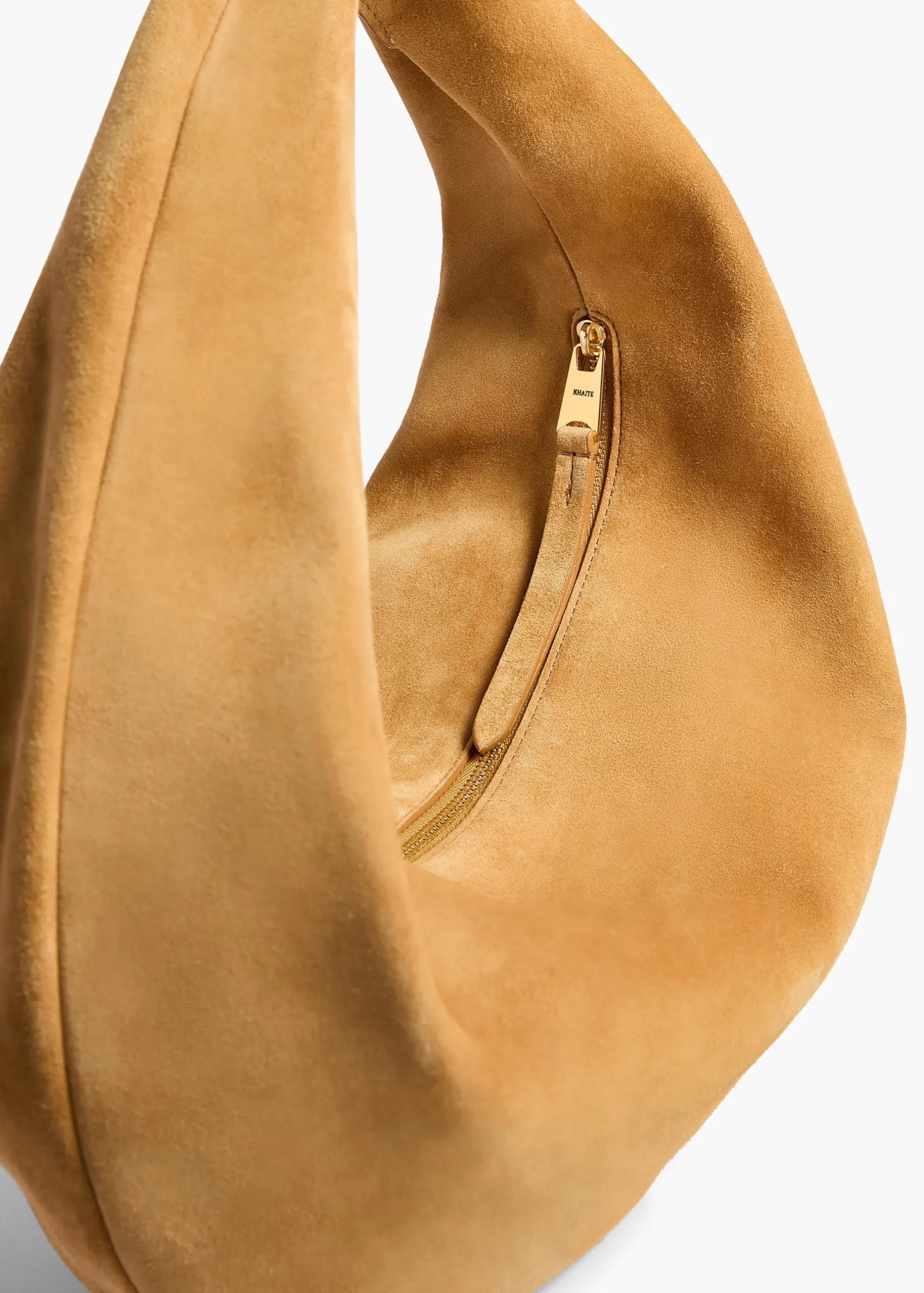 Medium Olivia Hobo in Goldenrod Suede