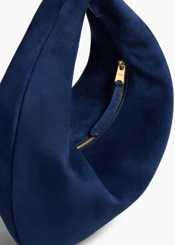 Medium Olivia Hobo in Midnight Suede