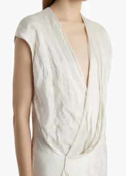 Merith Dress in Chalk