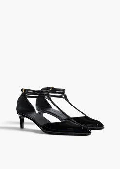 Mia Pump in Black Patent Leather