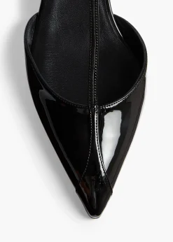 Mia Pump in Black Patent Leather