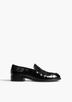 Miles Loafer in Black Alligator