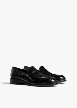 Miles Loafer in Black Alligator