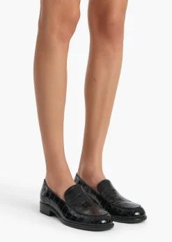 Miles Loafer in Black Alligator