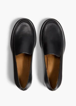 Miles Loafer in Black Leather