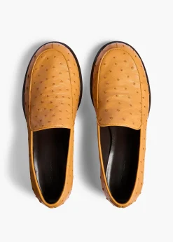 Miles Loafer in Chestnut Ostrich