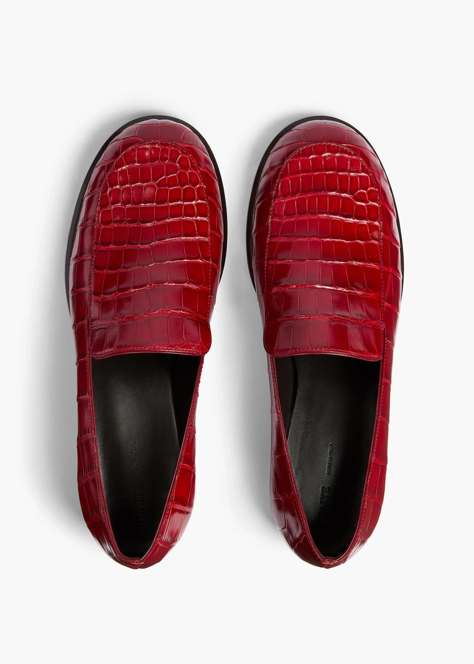 Miles Loafer in Ruby Alligator