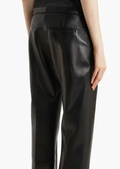 Miles Pant in Black Leather