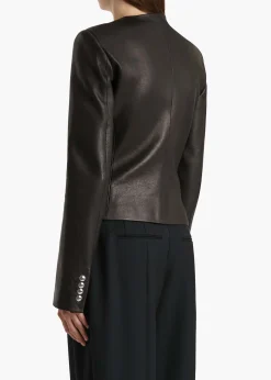 Nara Jacket in Black Leather