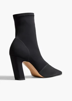 Nevada Stretch High Boot in Black Nylon
