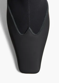Nevada Stretch High Boot in Black Nylon