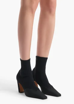 Nevada Stretch High Boot in Black Nylon