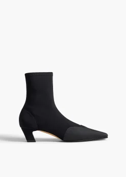 Nevada Stretch Low Boot in Black Nylon