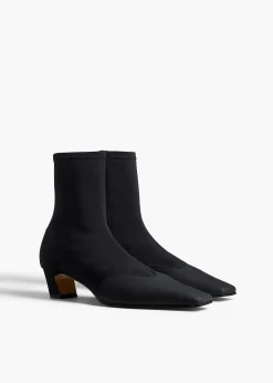 Nevada Stretch Low Boot in Black Nylon