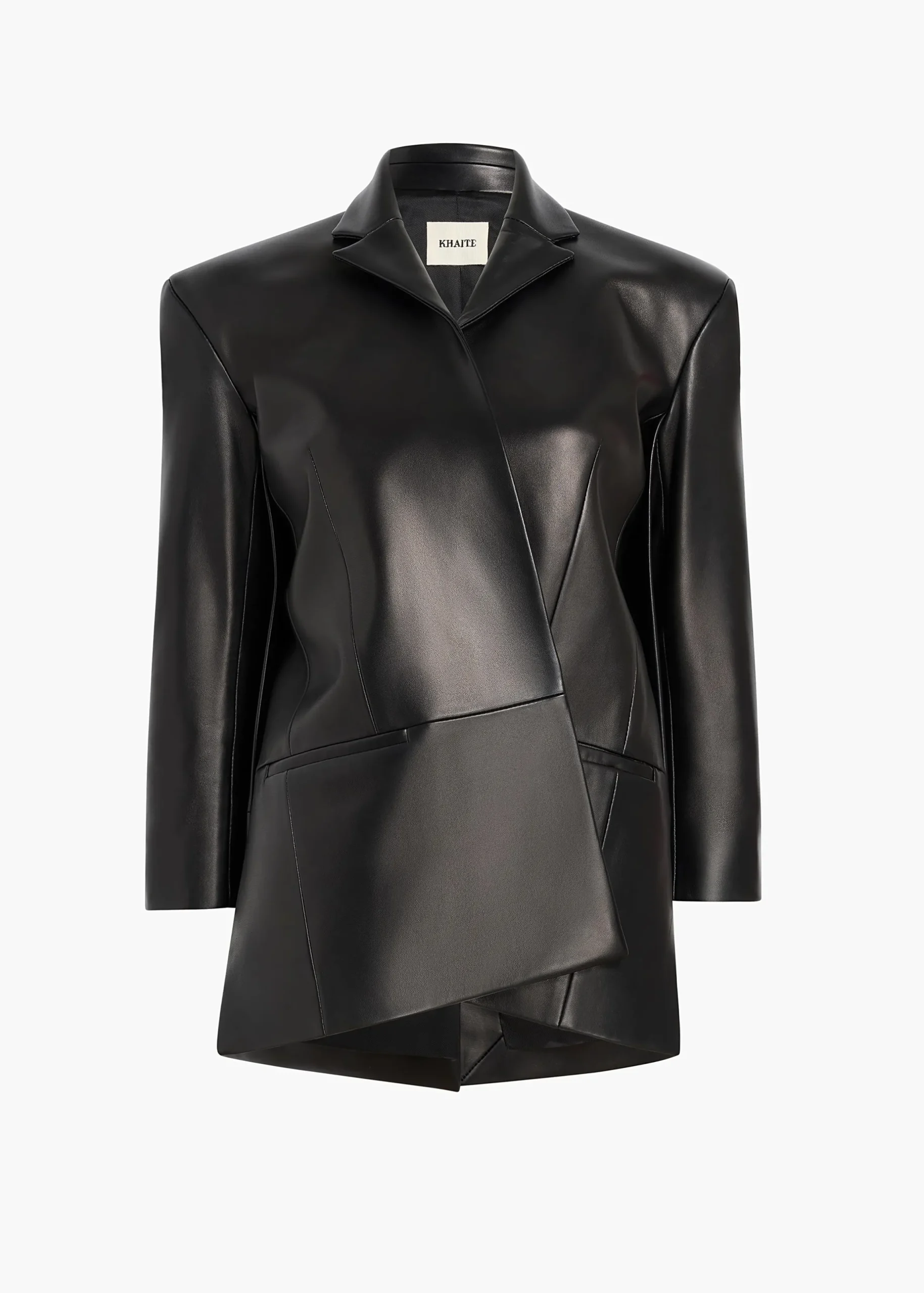 Palto Jacket in Black Leather