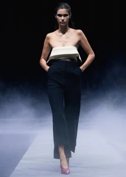 Rae Pant in Black Crepe