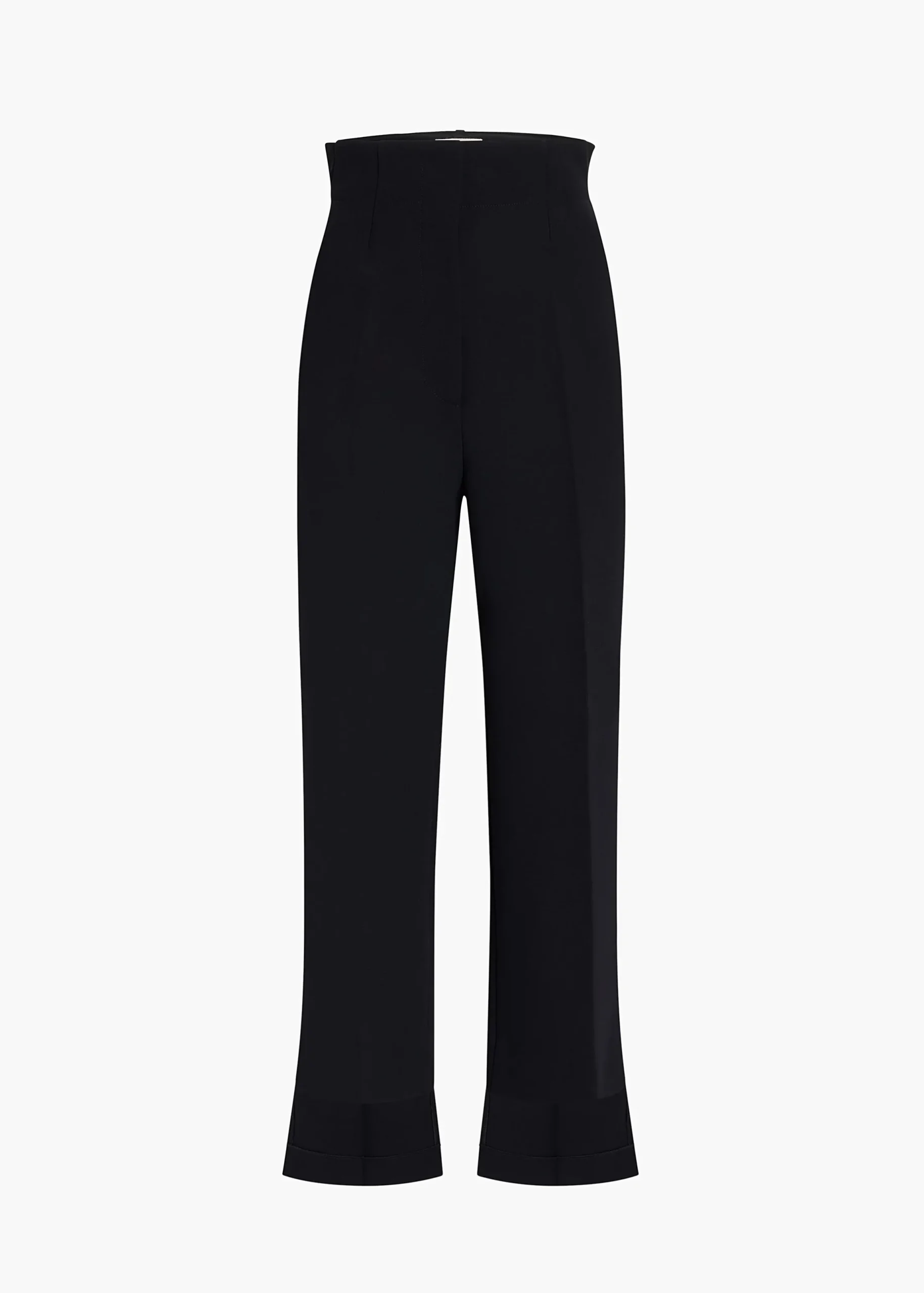 Rae Pant in Black Wool Silk