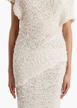 Rhodes Top in Ivory