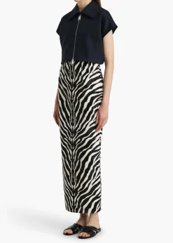 Robin Top in Navy and White Stripe