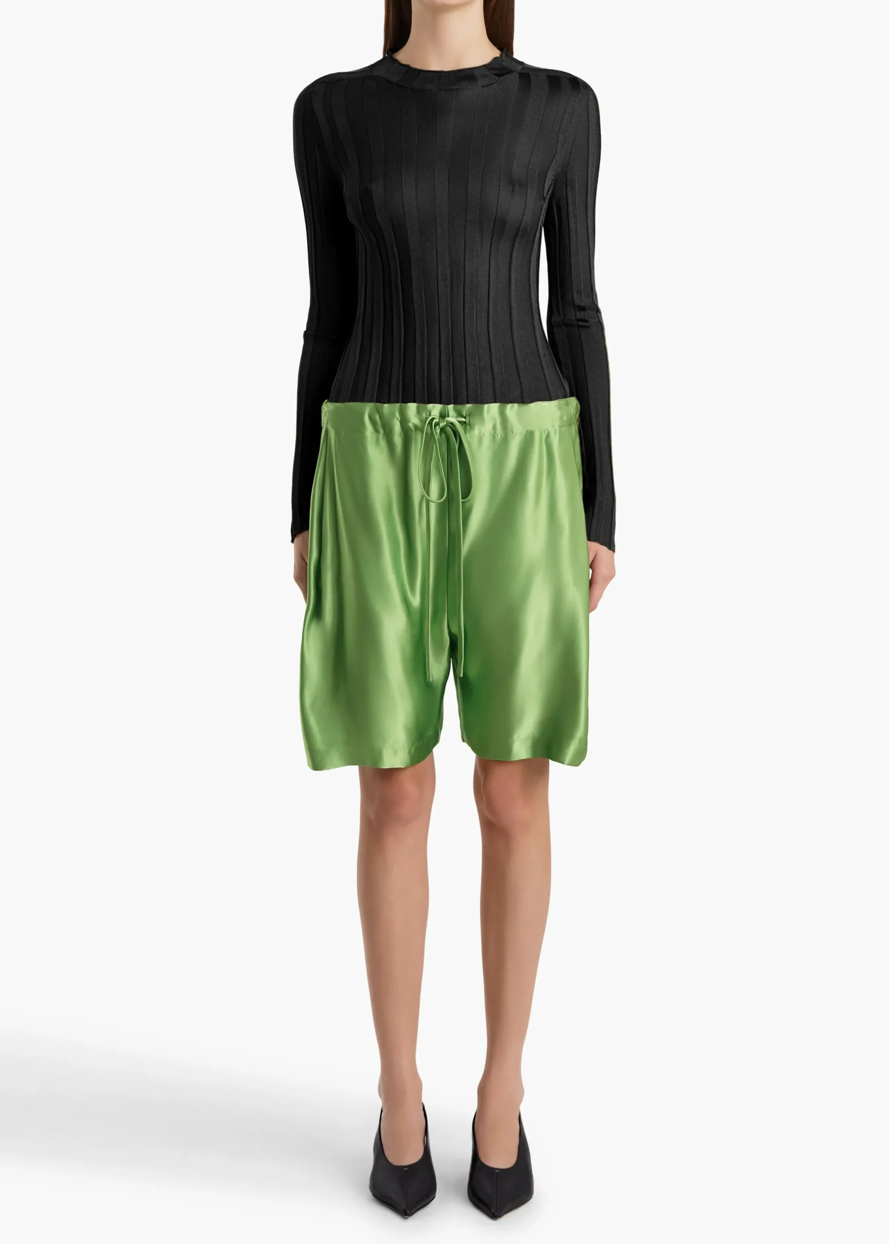 Rohe Short in Absinthe
