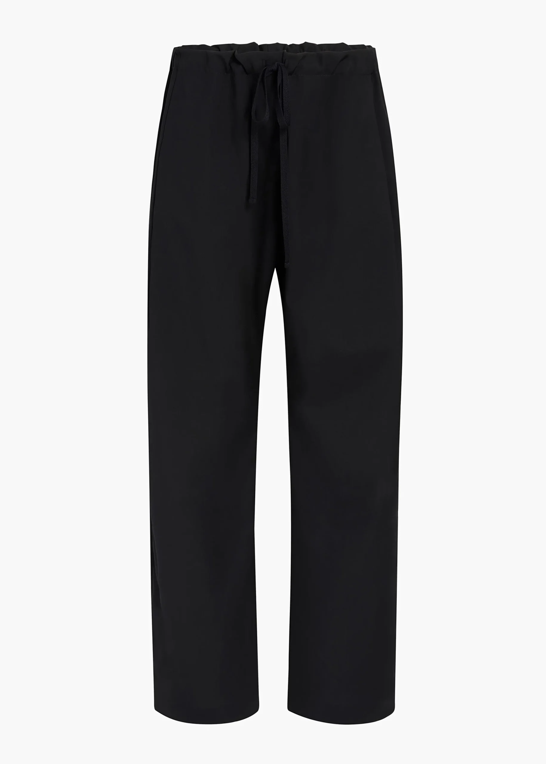 Rohen Pant in Black Tropical Wool