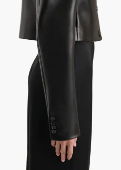 Roto Jacket in Black Leather