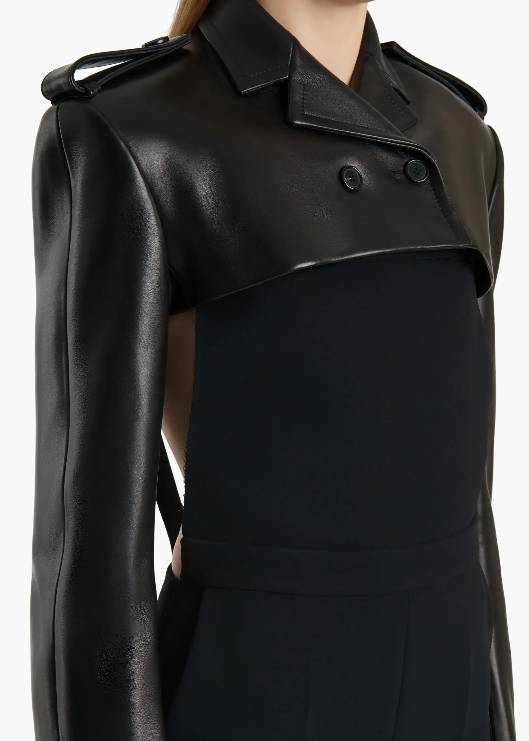 Sadran Jacket in Black Leather
