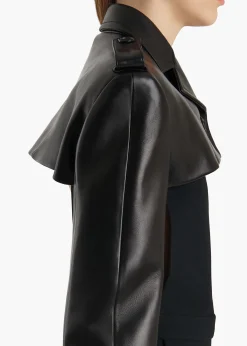 Sadran Jacket in Black Leather