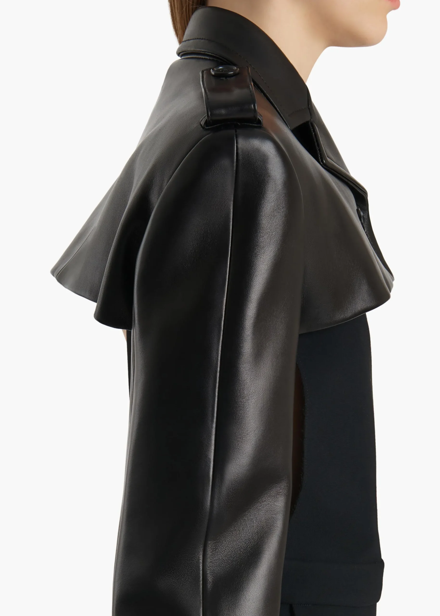 Sadran Jacket in Black Leather