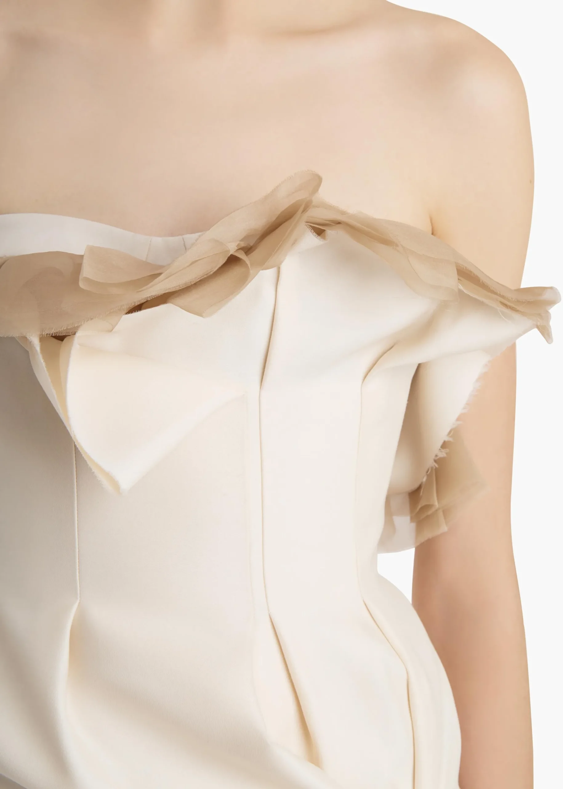 Salm Dress in Cream