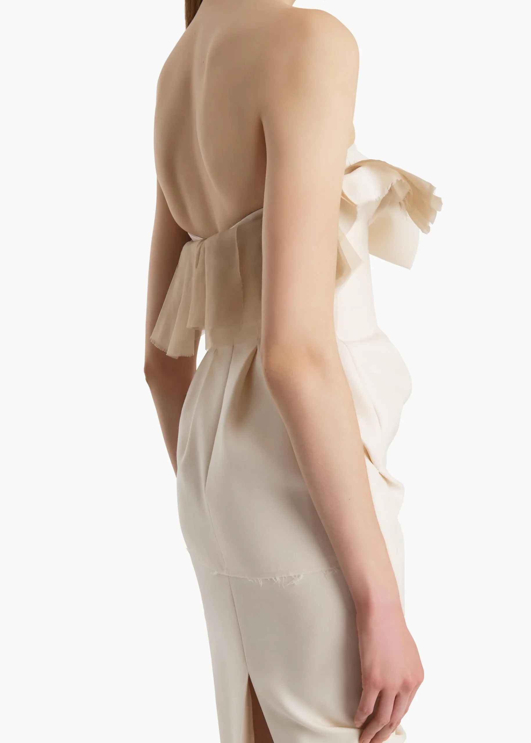 Salm Dress in Cream