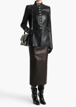 Samuel Jacket in Black Leather
